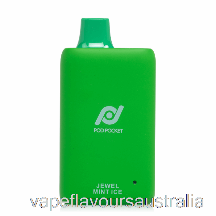Vape Australia Pod Pocket 7500 0% Zero Nicotine Disposable Jewel Mint Ice